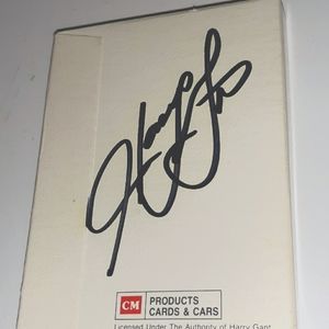 Vintage Handsome Harry Gant Autographed NASCAR Card Set